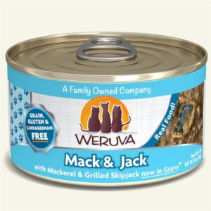 Weruva Classic Grain Free Mack & Jack Canned Food for Adult Cats