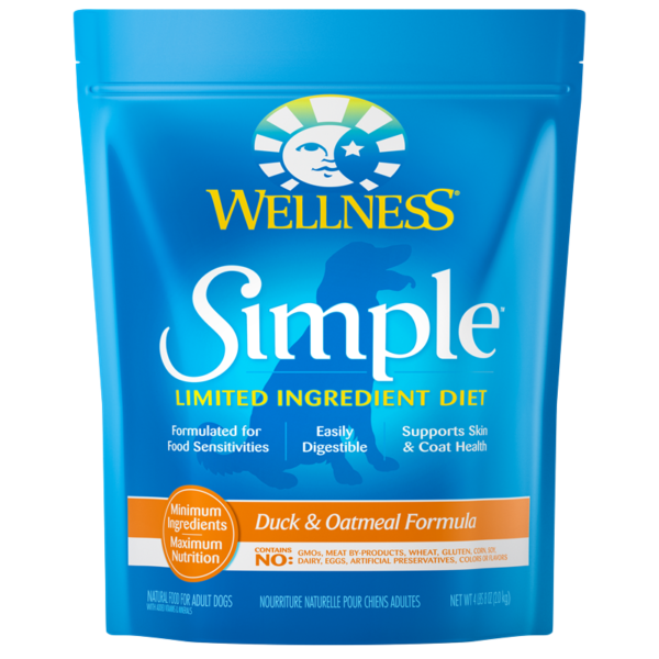 Wellness Simple Solutions Limited Ingredient Diet Duck & Oatmeal Dry Food for Adult Dogs