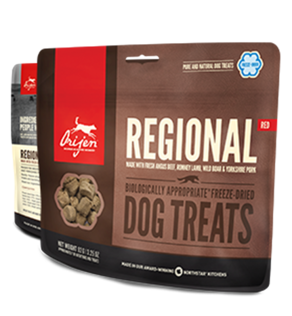 Orijen Regional Red Freeze-Dried Treats for Dogs