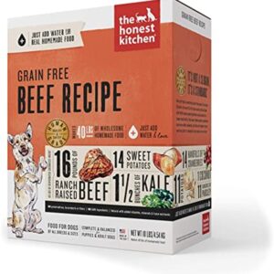 Honest Kitchen Dehydrated Grain Free Beef for Dogs