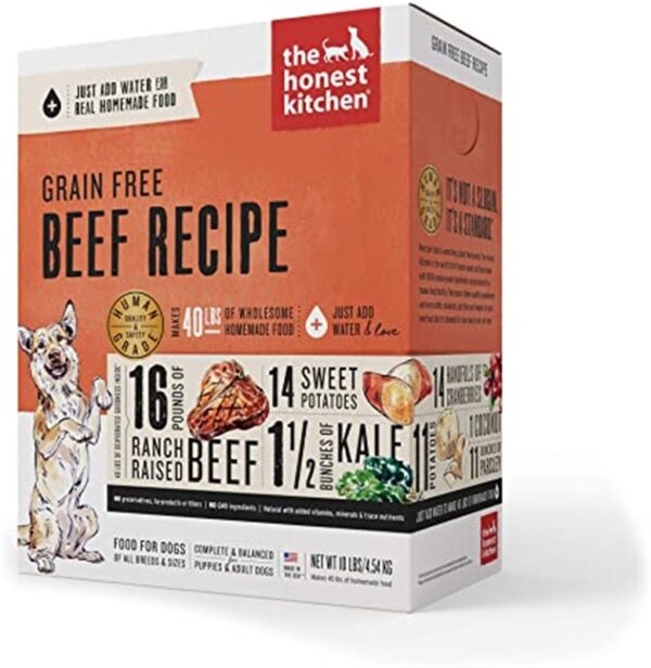 Honest Kitchen Dehydrated Grain Free Beef for Dogs