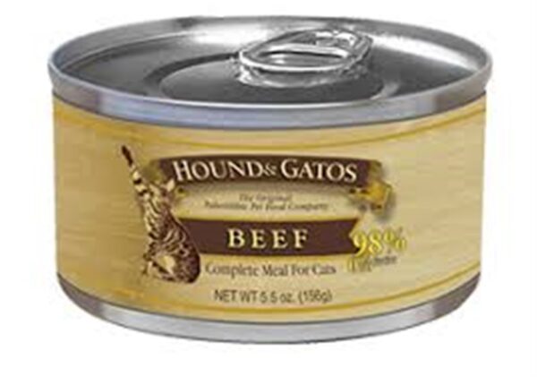 Hound & Gatos Beef Recipe Canned Food for Cats