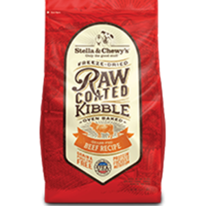 Stella & Chewys Raw Coated Grass Fed Beef Dry Food for Adult Dogs