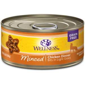 Wellness Chicken Minced Canned Food for Adult Cats
