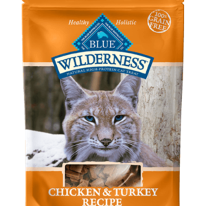 Blue Wilderness Grain Free Moist Chicken & Turkey Treats for Cats - 2oz
