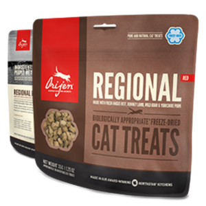 Orijen Regional Red Freeze-Dried Treats for Cats
