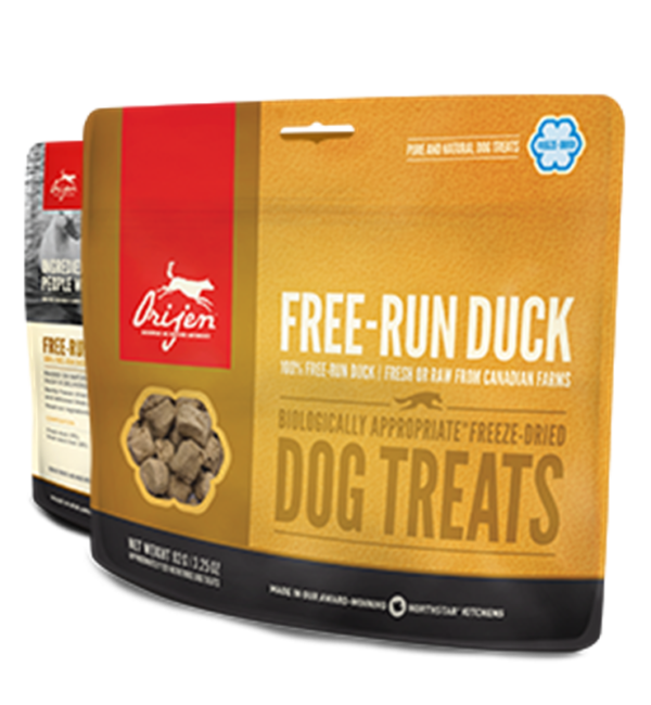 Orijen Free-Run Duck Freeze-Dried Treats for Dogs