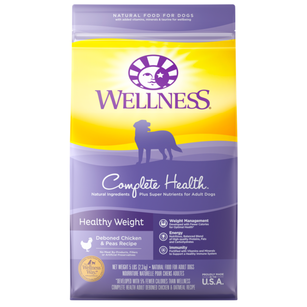 Wellness Complete Health Healthy Weight Chicken & Peas Dry Food for Adult Dogs