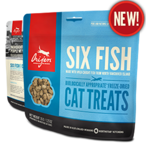 Orijen Six Fish Freeze-Dried Treats for Cats
