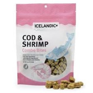 Icelandic Cod & Shrimp Combo Bites Dog Treats