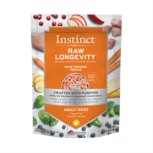 Instinct Raw Longevity Frozen Chicken for Adult Dogs