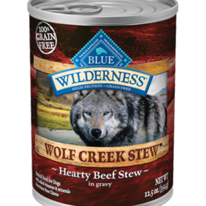 Blue Wilderness Wolf Creek Grain Free Hearty Beef Stew Recipe for Adult Dogs - 12.5oz