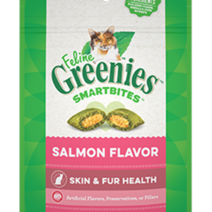 Feline Greenies Smartbites Healthy Skin & Fur - Salmon