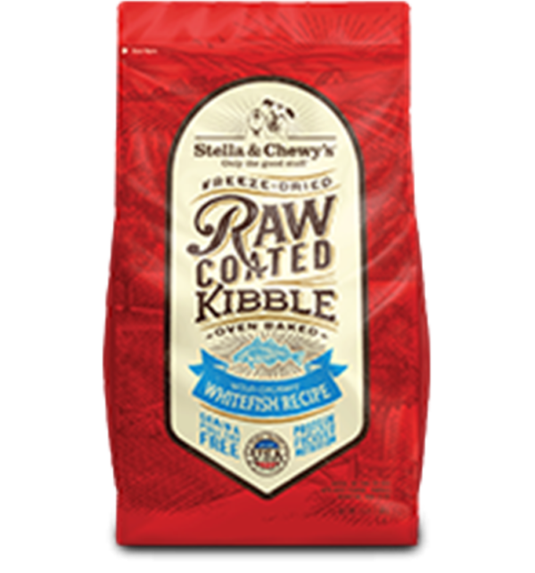 Stella & Chewys Raw Coated Wild Caught Whitefish for Adult Dogs - 3.5lbs