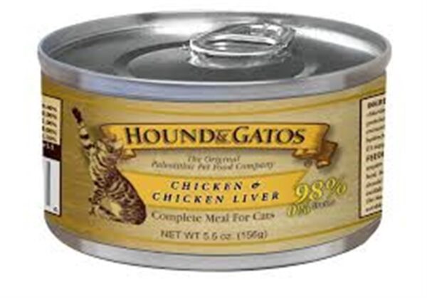 Hound & Gatos Chicken & Chicken Liver Recipe Canned Food for Cats