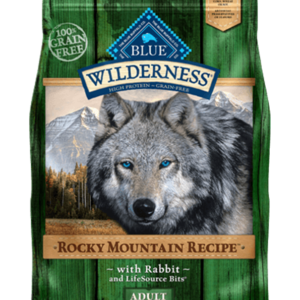 Blue Wilderness Rocky Mountain Grain Free Rabbit Dry Food for Adult Dogs