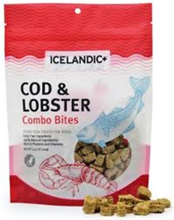 Icelandic Cod & Lobster Combo Bites Dog Treats