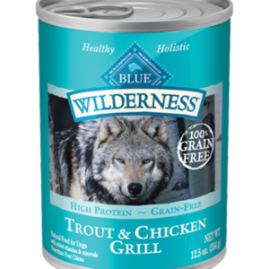 Blue Wilderness Grain Free Trout & Chicken Grill Recipe for Adult Dogs - 12.5oz