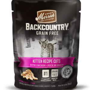 Merrick Backcountry Grain Free Real Chicken Pouches for Kittens