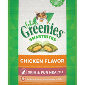 Feline Greenies Smartbites Healthy Skin & Fur - Chicken