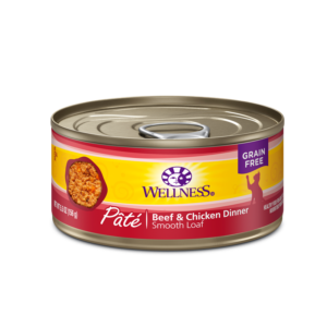 Wellness Complete Health Beef & Chicken Pate Canned Food for Adult Cats