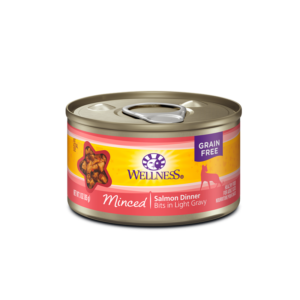 Wellness Salmon Minced Canned Food for Adult Cats