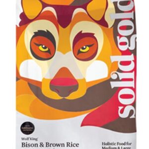 Solid Gold Wolf King Bison & Brown Rice Dry Food for Large Breed Adult Dogs