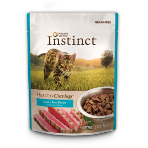 Instinct Grain Free Healthy Cravings Tuna Pouches for Adult Cats