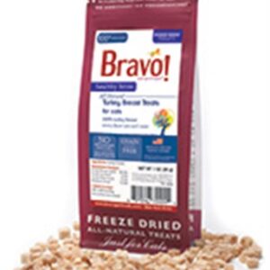 Bravo Healthy Bites Turkey Breast Treats for Cats - 1oz