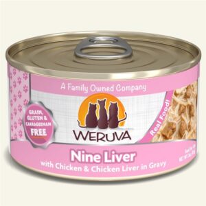Weruva Classic Grain Free Nine Liver Canned Food for Adult Cats