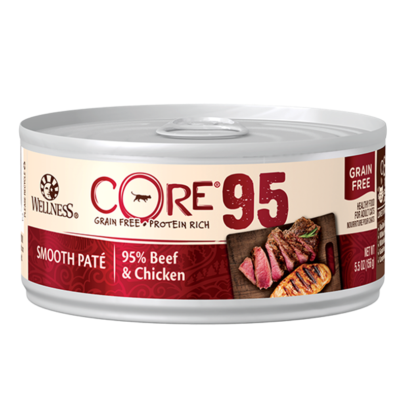 Wellness core 95 dog food clearance