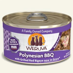 Weruva Classic Grain Free Polynesian BBQ Canned Food for Adult Cats
