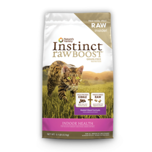 Instinct Grain Free Raw Boost Indoor Health Rabbit Dry Food for Adult Cats