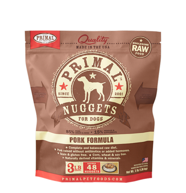 Primal Raw Frozen Pork Formula for Dogs