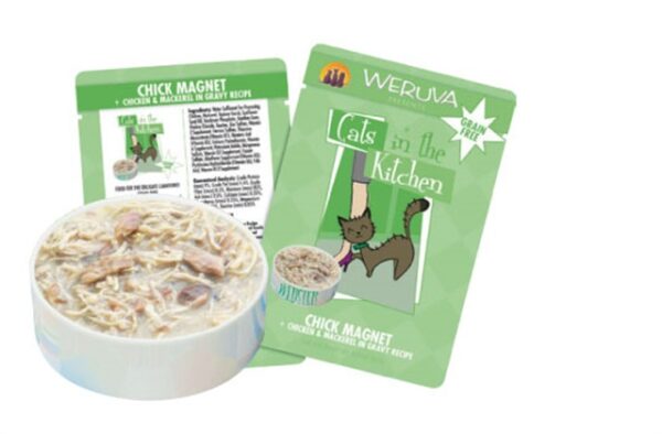 Weruva Cats In the Kitchen Grain Free Chick Magnet Pouch for Adult Cats