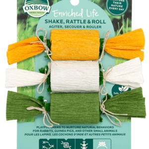 Oxbow Enriched Life Shake, Rattle & Roll Toy for Small Animals