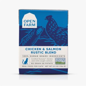 Open Farm Chicken & Salmon Rustic Blend for Adult Cats