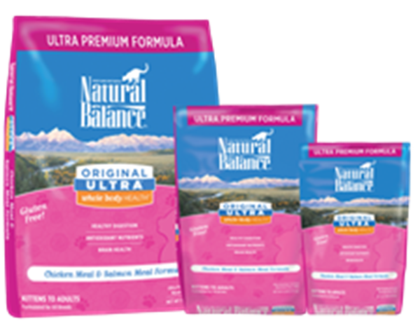 Natural Balance Original Ultra Health Chicken & Salmon Dry Food for Adult Cats
