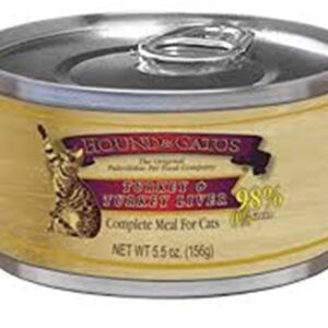 Hound & Gatos Turkey & Turkey Liver Recipe Canned Food for Cats