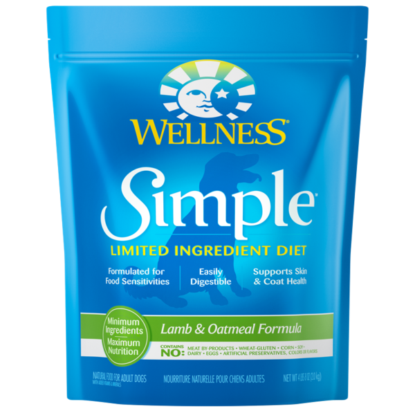 Wellness Simple Solutions Limited Ingredient Diet Lamb & Oatmeal Dry Food for Adult Dogs