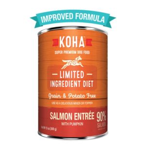 Koha Limited Ingredient Diet Salmon Entree Canned Food for Adult Dogs