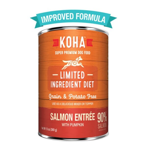 Koha Limited Ingredient Diet Salmon Entree Canned Food for Adult Dogs