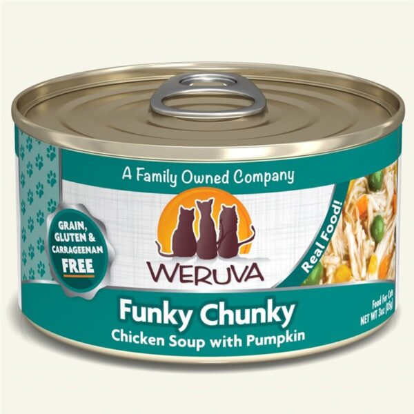 Weruva Classic Grain Free Funky Chunky Chicken Soup Canned Food for Adult Cats