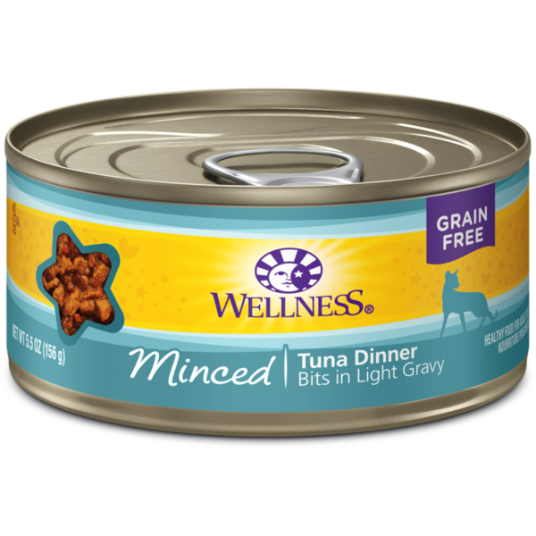 Wellness Tuna Minced Canned Food for Adult Cats