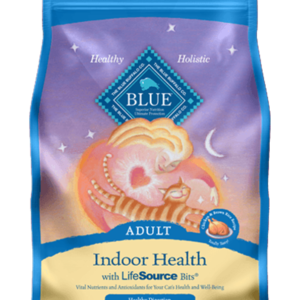 Blue Buffalo Healthy Indoor Chicken & Brown Rice Dry Food for Adult Cats