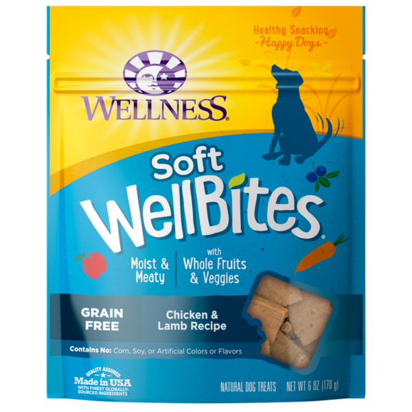 Wellness Wellbites Chicken & Lamb Soft & Chewy Treat for Dogs