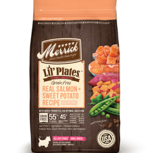 Merrick Lil Plates Grain Free Real Salmon & Sweet Potatoes Dry Food for Small Breed Adult Dogs