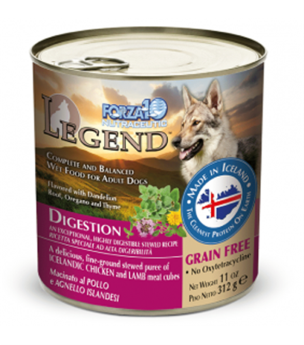 Forza10 Legend Digestion Chicken & Lamb Canned Food for Dogs