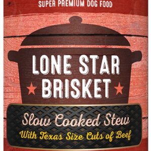 Koha Slow Cooked Stew Lone Star Brisket Canned Food for Adult Dogs
