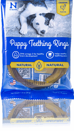 N-Bone Puppy Teething Rings - Chicken